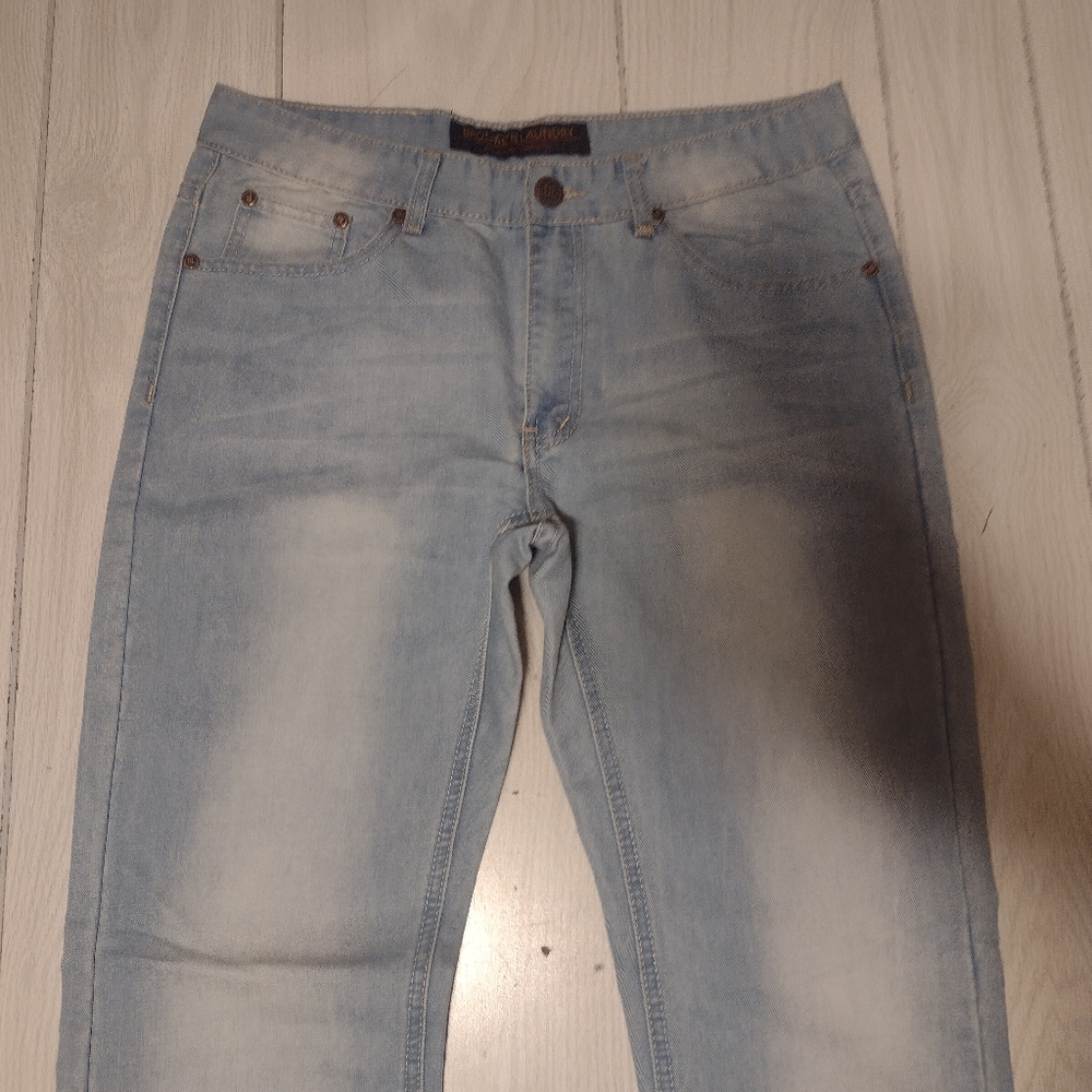 BROOKLYN LAUNDRY Jeans Mens Light Wash Cotton Pants Denim 32/32